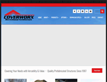 Tablet Screenshot of coverworx.com